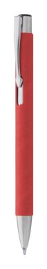 Шариковая ручка Papelles из переработанной бумаги, цвет красный - AP808079-05- Фото №1