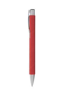 Кулькова ручка Papelles з переробленого паперу, колір червоний - AP808079-05- Фото №3