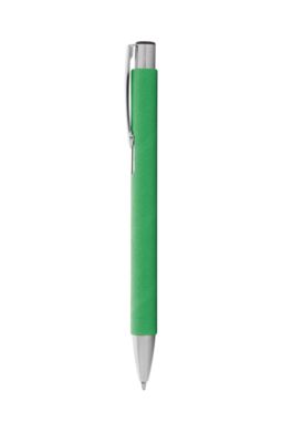 Кулькова ручка Papelles з переробленого паперу, колір зелений - AP808079-07- Фото №3