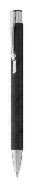 Кулькова ручка Papelles з переробленого паперу, колір чорний - AP808079-10- Фото №1