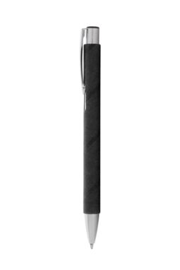 Кулькова ручка Papelles з переробленого паперу, колір чорний - AP808079-10- Фото №3