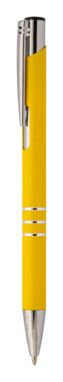 Кулькова ручка Rechannel з переробленого алюміію, колір жовтий - AP808081-02- Фото №2