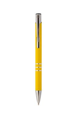 Кулькова ручка Rechannel з переробленого алюміію, колір жовтий - AP808081-02- Фото №4