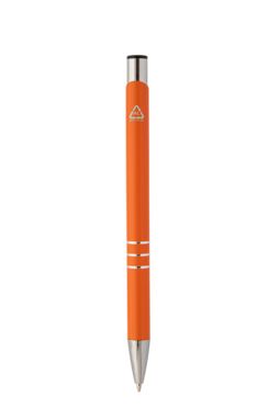 Кулькова ручка Rechannel з переробленого алюміію, колір помаранчевий - AP808081-03- Фото №3