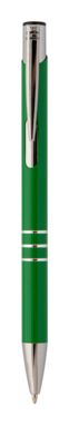 Кулькова ручка Rechannel з переробленого алюміію, колір зелений - AP808081-07- Фото №1