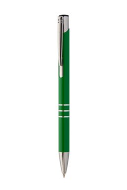 Кулькова ручка Rechannel з переробленого алюміію, колір зелений - AP808081-07- Фото №4