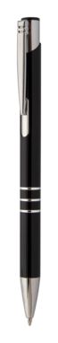 Кулькова ручка Rechannel з переробленого алюміію, колір чорний - AP808081-10- Фото №2