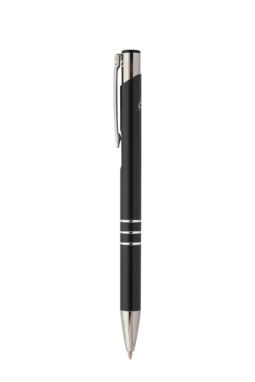 Шариковая ручка Rechannel из переработанного алюминия, цвет черный - AP808081-10- Фото №5