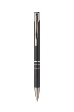 Шариковая ручка Rechannel из переработанного алюминия, цвет темно-серый - AP808081-80- Фото №4