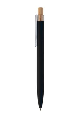 Кулькова ручка з переробленого алюмінію, колір чорний - AP808090-10- Фото №4