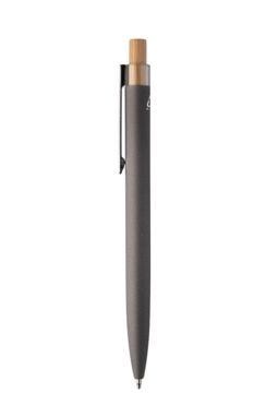 Кулькова ручка з переробленого алюмінію, колір темно-сірий - AP808090-80- Фото №4
