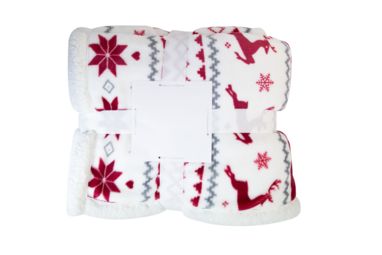 Рождественское одеяло Hobborn, цвет разноцветный - AP861008- Фото №3