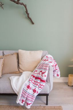 Рождественское одеяло Hobborn, цвет разноцветный - AP861008- Фото №9