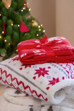 Рождественское одеяло Hobborn, цвет разноцветный - AP861008- Фото №10