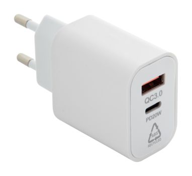 RABS USB-зарядное устройство Recharge, цвет белый - AP864017-01- Фото №1