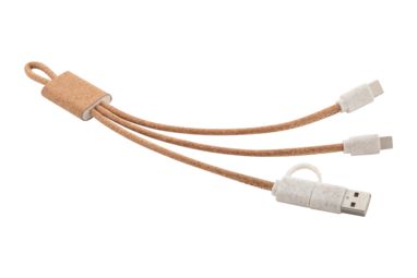 USB-кабель для зарядного устройства Koruku, цвет натуральный - AP864019- Фото №3