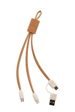 USB-кабель для зарядного устройства Koruku, цвет натуральный - AP864019- Фото №4