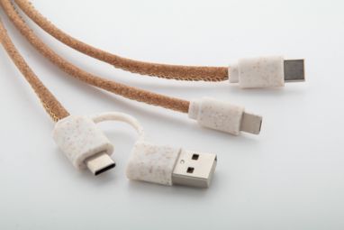 USB-кабель для зарядного устройства Koruku, цвет натуральный - AP864019- Фото №6