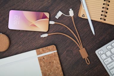 USB-кабель для зарядного устройства Koruku, цвет натуральный - AP864019- Фото №8