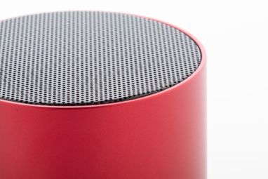 Bluetooth-динамик RalooBeat из преработанного алюминия, цвет красный - AP864024-05- Фото №5
