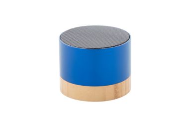 Bluetooth-динамік RalooBeat з переробленого алюмінію, колір синій - AP864024-06- Фото №3