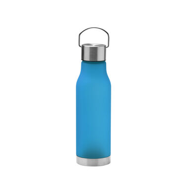 Бутылка из RPET с полупрозрачной матовой отделкой, цвет синий - BI1169S105- Фото №1