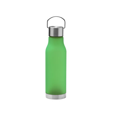Бутылка из RPET с полупрозрачной матовой отделкой, цвет зеленый - BI1169S1226- Фото №1