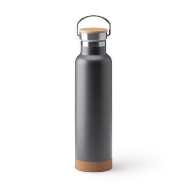 Термічна пляшка з переробленої нержавіючої сталі, колір срібний - BI1178S1251- Фото №1