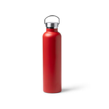 Термопляшка з нержавіючої сталі з матовою обробкою, колір червоний - BI1357S160- Фото №1