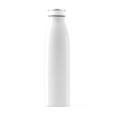 Пляшка з нержавіючої сталі, колір білий - BI4149S101- Фото №1