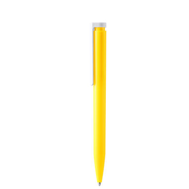 Ручка с корпусом из переработанного АБС-пластика, цвет желтый - BL1064TA03- Фото №1