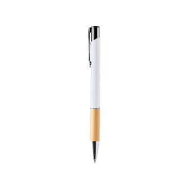 Ручка з алюмінієвим корпусом, колір білий - BL1244TA01- Фото №1