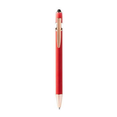Металева кулькова ручка Soft-touch, колір червоний - BL1341TA60- Фото №1