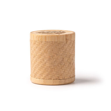 Бездротова колонка з комбінації натуральних волокон і бамбука, колір бежевий - BS1317S129- Фото №1