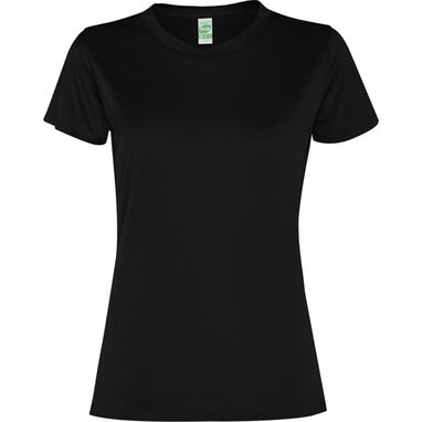 Женская футболка с короткими рукавами, цвет черный - CA03050102- Фото №1