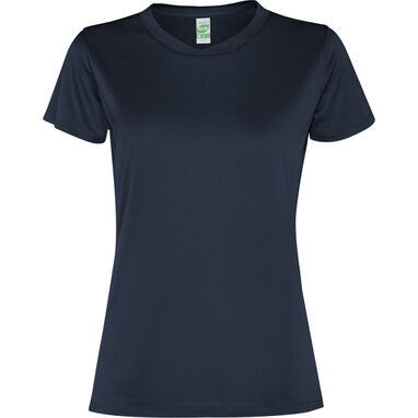 Женская футболка с короткими рукавами, цвет синий - CA03050155- Фото №1