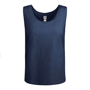 Жіноча футболка з широкими бретелями, колір темно-синій - CA65360155- Фото №1