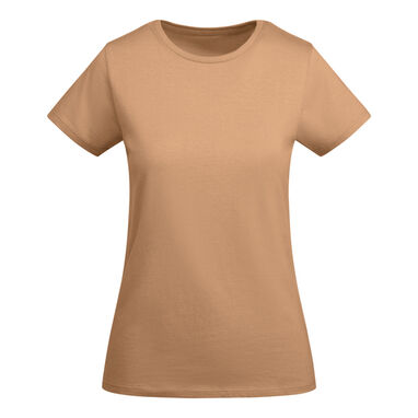 Жіноча футболка з коротким рукавом з органічної бавовни, сертифікованої OCS, колір помаранчевий - CA669901265- Фото №1