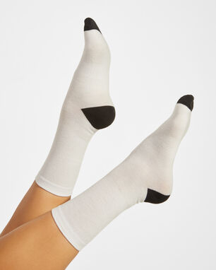 Шкарпетки до середини гомілки, колір білий - CE038112801- Фото №1