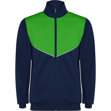 Спортивний костюм з легкої та еластичної тканини, колір темно-синій, зелений - CH64020355226- Фото №1
