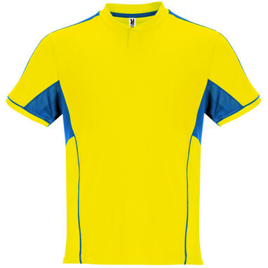Спортивный костюм унисекс с сочетанием трех тканей, цвет желтый, королевский синий - CJ0346010305- Фото №1