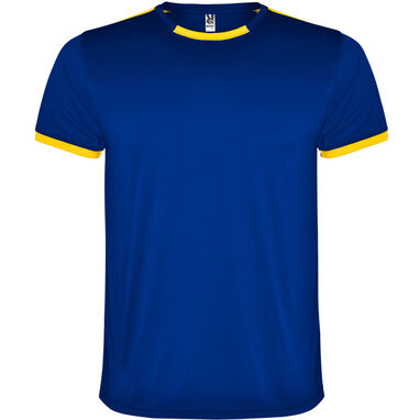 Спортивный костюм унисекс: две футболки и одни шорты, цвет желтый, королевский синий - CJ0452010305- Фото №1