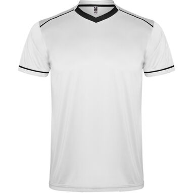Спортивний костюм із футболки та шортів, колір білий, чорний - CJ0457010102- Фото №1