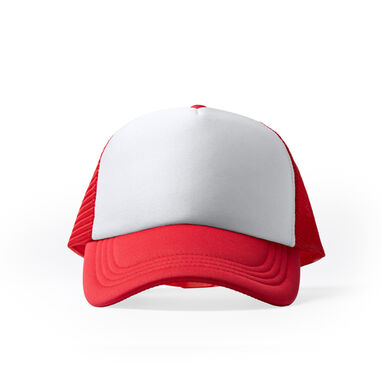 П'ятипанельна кепка із поліестеру, колір червоний - GO1283S260- Фото №1
