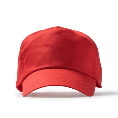 5-панельна кепка з бавовни, колір червоний - GO7030S260- Фото №1