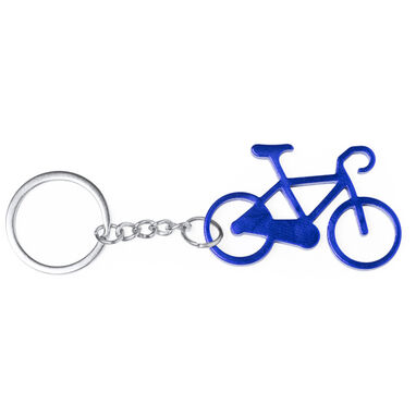Алюминиевый брелок в форме велосипеда, цвет синий - KO1380S105- Фото №1