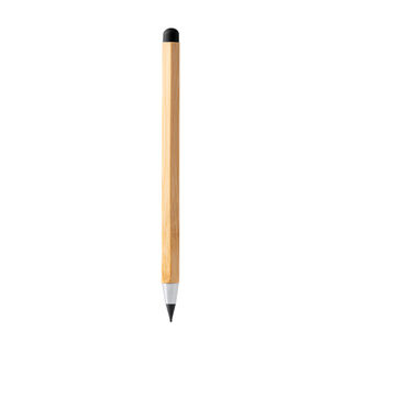 Многофункциональный карандаш с бамбуковым корпусом, цвет бежевый - LA1240S129- Фото №1