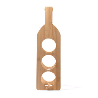 Деревянная подставка для бутылок, цвет бежевый - MJ1134S129- Фото №1