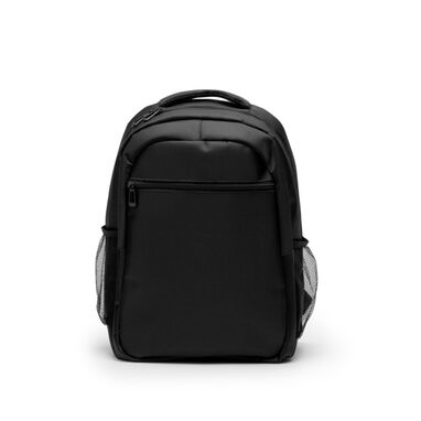Представницький рюкзак із переробленого нейлону, колір чорний - MO1015S102- Фото №1