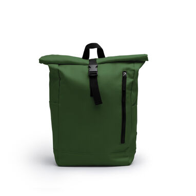 Рюкзак из полиэстера RPET, цвет зеленый - MO1254S1107- Фото №1
